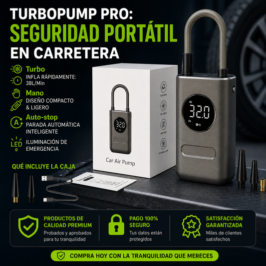 TurboPump™ Pro – Inflador Electrónico Portátil